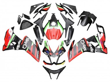 2012-2018 Aprilia RS4 50 125 Motorcycle Fairings - Red Green Black