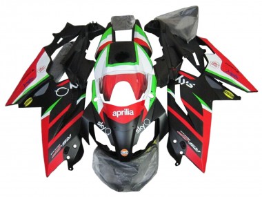 2012-2018 Aprilia RS4 50 125 Motorcycle Fairing - White Red Green Glossy Black