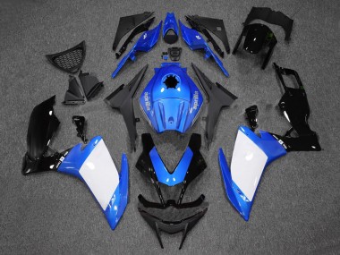 2012-2018 Aprilia RS4 50 125 Motorcycle Fairings - Blue White Glossy Black