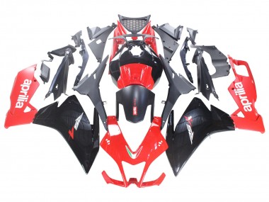 2012-2018 Aprilia RS4 50 125 Motorcycle Fairings - Red Glossy Black
