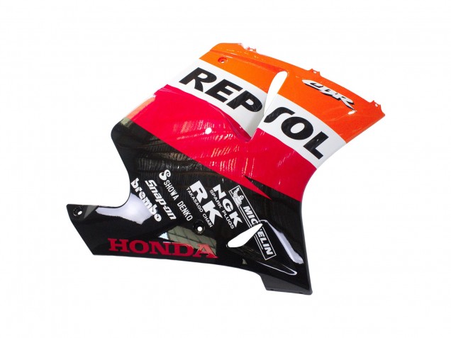 1996-2007 Honda CBR1100XX Blackbird Abs Motorcycle Fairings - Orange White Red Glossy Black Repsol