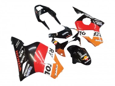 2002-2003 Honda CBR900RR 954 Motorcycle Fairing Kits - Orange White Red Glossy Black Repsol