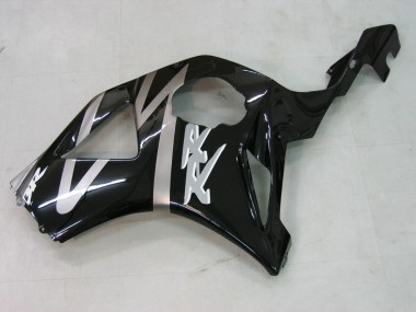2002-2003 Honda CBR900RR 954 Motorcycle Fairings - Silver Glossy Black