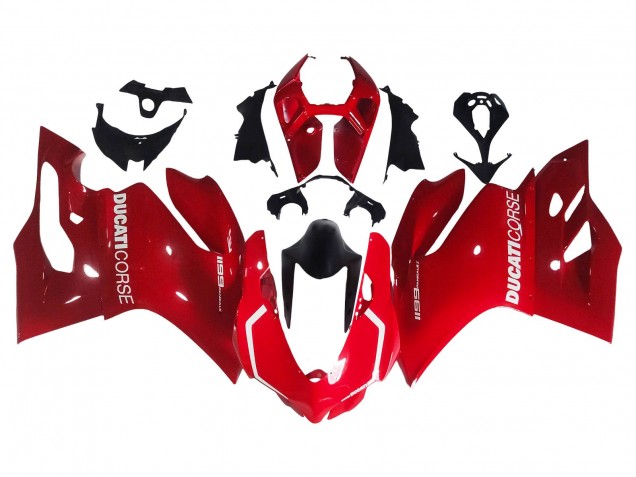 2011-2014 Ducati 1199 Motorcycle Fairing - Red