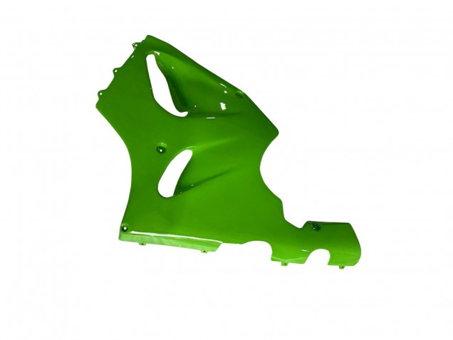 1996-2003 Kawasaki ZX7R Motorcycle Fairings - White Green Blue