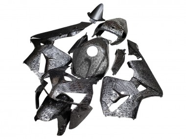 2005-2006 Honda CBR600RR Motorcycle Fairings - Black Forged Carbon Fiber