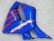 2005-2006 Honda CBR600RR Motorcycle Fairings - Red Blue Silver