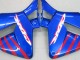 2005-2006 Honda CBR600RR Motorcycle Fairings - Red Blue Silver