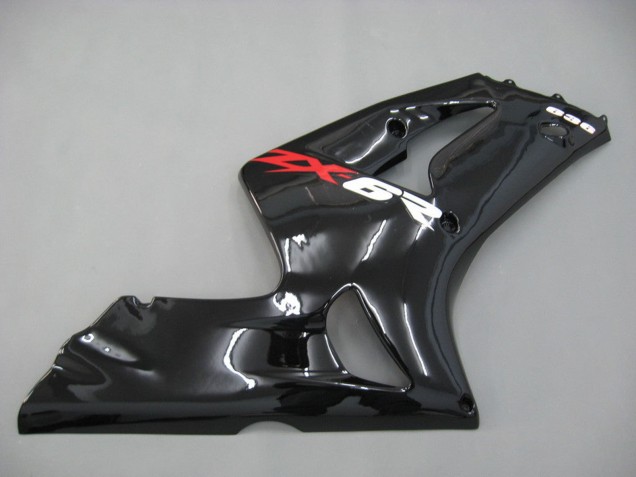 2003-2004 Kawasaki ZX6R Motorcycle Fairings - Glossy Black