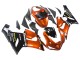 2005-2006 Kawasaki ZX6R Motorcycle Fairing - Orange Black