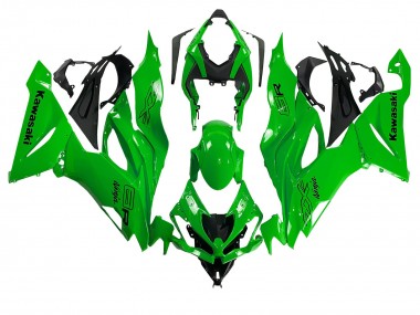 2019-2022 Kawasaki ZX6R Motorcycle Fairings - Green