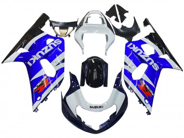 2001-2003 Suzuki GSXR 600 / GSXR 750 Motorcycle Fairings - Blue White Glossy Black Red