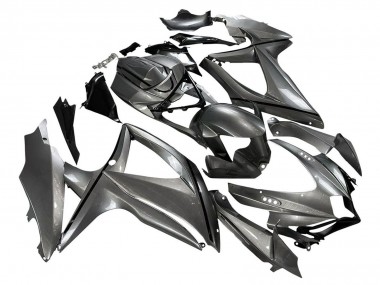 2008-2010 Suzuki GSXR 600 / GSXR 750 Motorcycle Fairings - Matte Grey Black