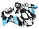 2011-2024 Suzuki GSXR 600 / GSXR 750 Motorcycle Fairings - Glossy Black Light Blue