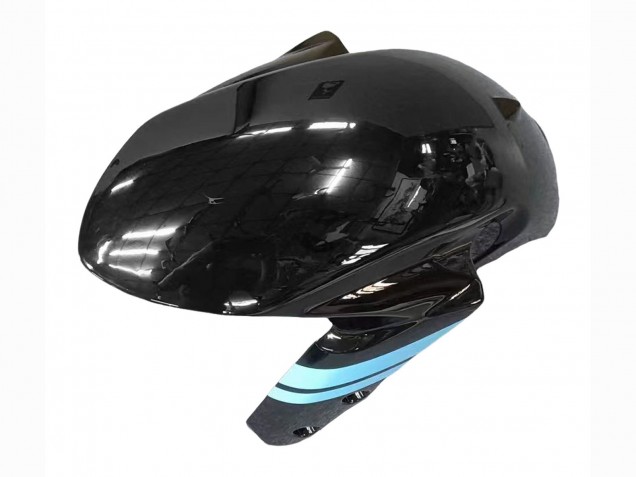 2011-2024 Suzuki GSXR 600 / GSXR 750 Motorcycle Fairings - Glossy Black Light Blue