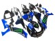 2020-2025 Yamaha YZF 1000 R1 Motorcycle Fairings - Blue Black Green Black ENEOS Monster
