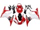 2003-2004 Yamaha YZF R6 Motorcycle Fairing - White Red Glossy Black
