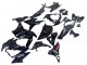 2013-2018 Kawasaki Z800 Motorcycle Fairings - Glossy Black Red
