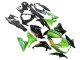 2013-2018 Kawasaki Z800 Motorcycle Fairings - Green Glossy Black Red Yellow