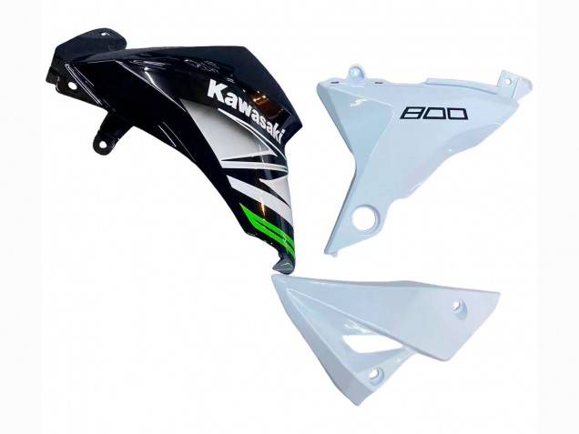 2013-2018 Kawasaki Z800 Motorcycle Fairings - White Glossy Black Green