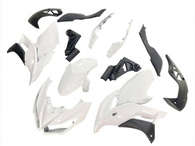 2015-2020 Kawasaki Versys 650 Motorcycle Fairings - White Matte Black