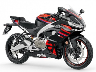 2024-2025 Aprilia RS457 Motorcycle Fairings - Matte Black Red