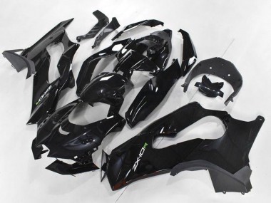 2021-2025 Kawasaki ZX10R Motorcycle Fairings - Glossy Black White Green Decal