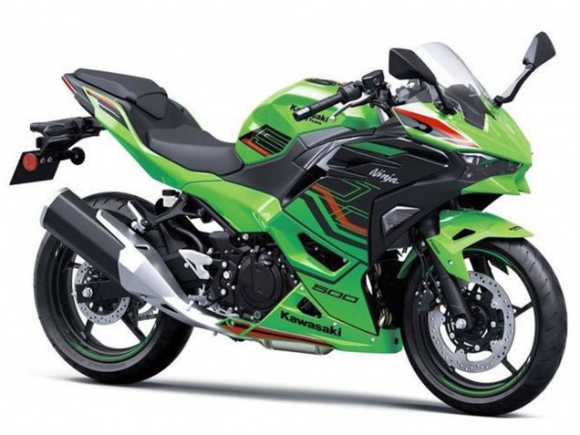 2024-2026 Kawasaki Ninja 500 EX500R Motorcycle Fairings - Green Black Red