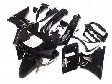 1993-2007 Kawasaki ZZR400 Motorcycle Fairings - Glossy Black