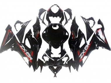 2019-2022 Kawasaki ZX6R Motorcycle Fairings - Glossy Black Red