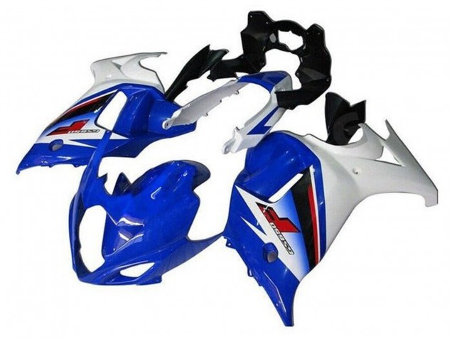 2008-2013 Suzuki GSX650F Motorcycle Fairings - White Blue Red