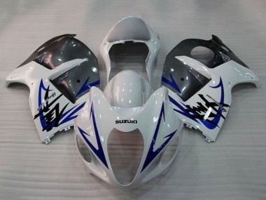 2008-2020 White Blue Grey Suzuki GSXR 1300 Hayabusa Motorcycle Fairings