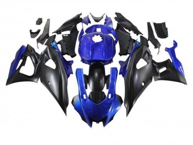2021-2024 Yamaha YZF R7 Motorcycle Fairings - Blue Matte Black