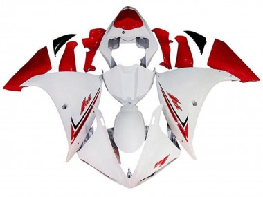 2012-2014 Yamaha YZF 1000 R1 Motorcycle Fairings - White Red