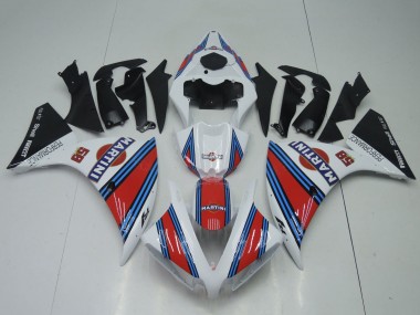 2012-2014 Yamaha YZF 1000 R1 Motorcycle Fairings - White Red Blue Black Martini