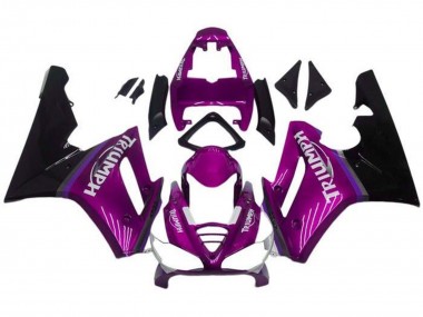 2009-2012 Triumph Daytona 675 Triple Motorcycle Fairings - Purple Glossy Black