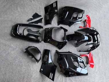 1987-1988 Honda CBR1000F Hurricane Motorcycle Fairings - Glossy Black Red