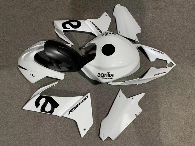 2020-2024 Aprilia RS660 Motorcycle Fairings - White