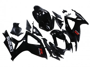 2006-2007 Suzuki GSXR 600/750 Motorcycle Fairings - Glossy Black