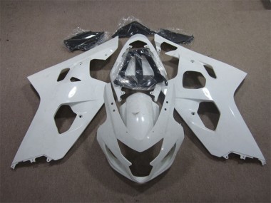 2004-2005 Suzuki GSXR 600 Motorcycle Fairings - White