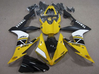 2004-2006 Yamaha YZF R1 Motorcycle Fairings - Yellow White Black
