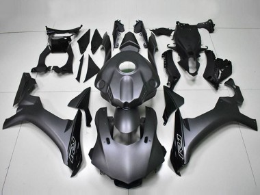 2015-2019 Yamaha YZF R1 Motorcycle Fairing - Matte Black Glossy Black