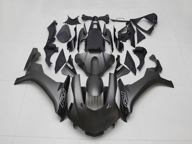 2015-2019 Yamaha YZF R1 Motorcycle Fairings - Matte Black Glossy Black