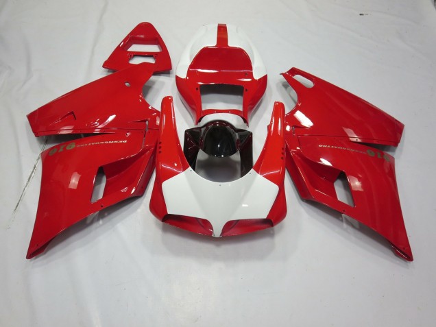 1993-2005 Red and White Ducati 996 748 916 998 Motorcycle Fairings