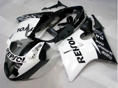 1996-2007 Black White Repsol CBR1100XX Motorcycle Fairings