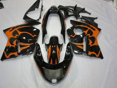 1996-2007 Black and Orange CBR1100XX Motorcycle Fairings