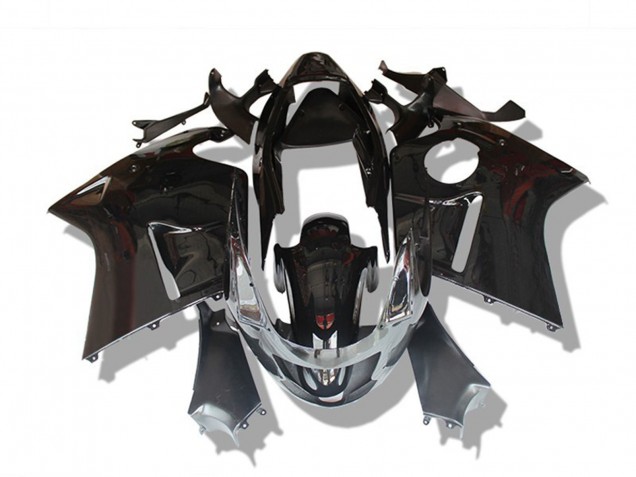 1996-2007 Gloss Black and Red CBR1100XX Motorcycle Fairings