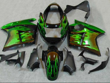 1996-2007 Green Flame CBR1100XX Motorcycle Fairings