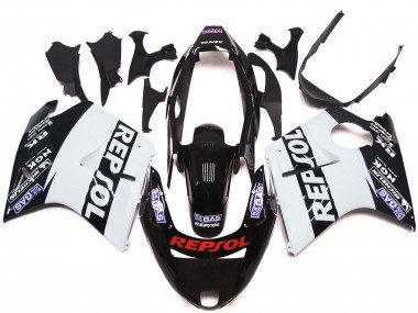 1996-2007 White Repsol Gloss CBR1100XX Motorcycle Fairings