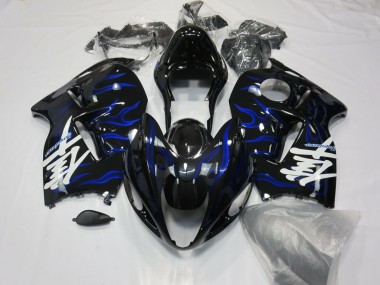 1997-2007 Blue Swirl GSXR 1300 Hayabusa Motorcycle Fairings